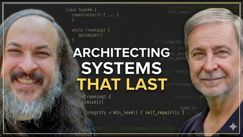 Video thumbnail: Architecting Systems That Last, an interview with Jeffrey Snover